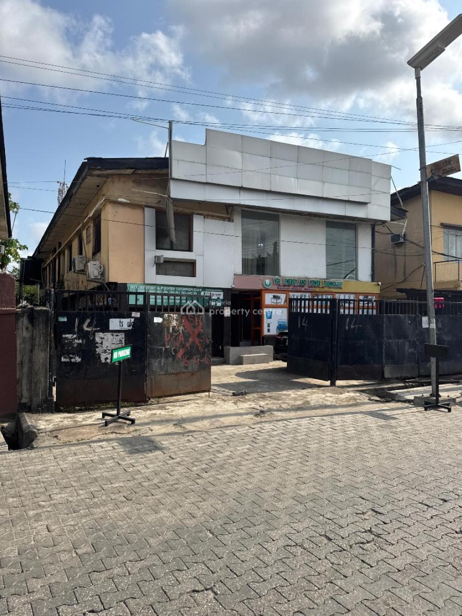 a Storey Building in a Perfect Neighborhood  Suitable for Residential, Off Adelabu Masha, Surulere, Lagos, Block of Flats for Sale