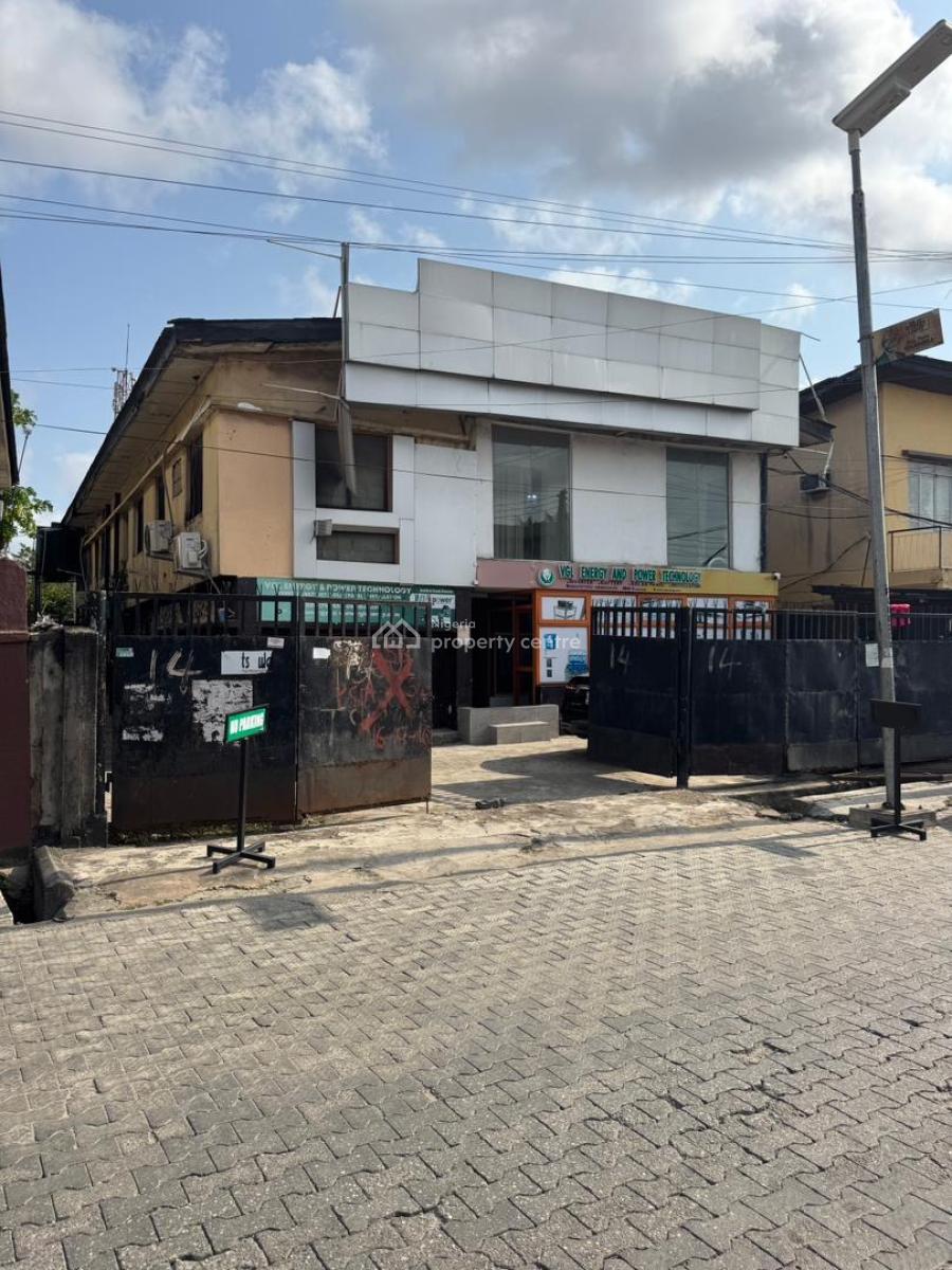 a Storey Building in a Perfect Neighborhood  Suitable for Residential, Off Adelabu Masha, Surulere, Lagos, Block of Flats for Sale