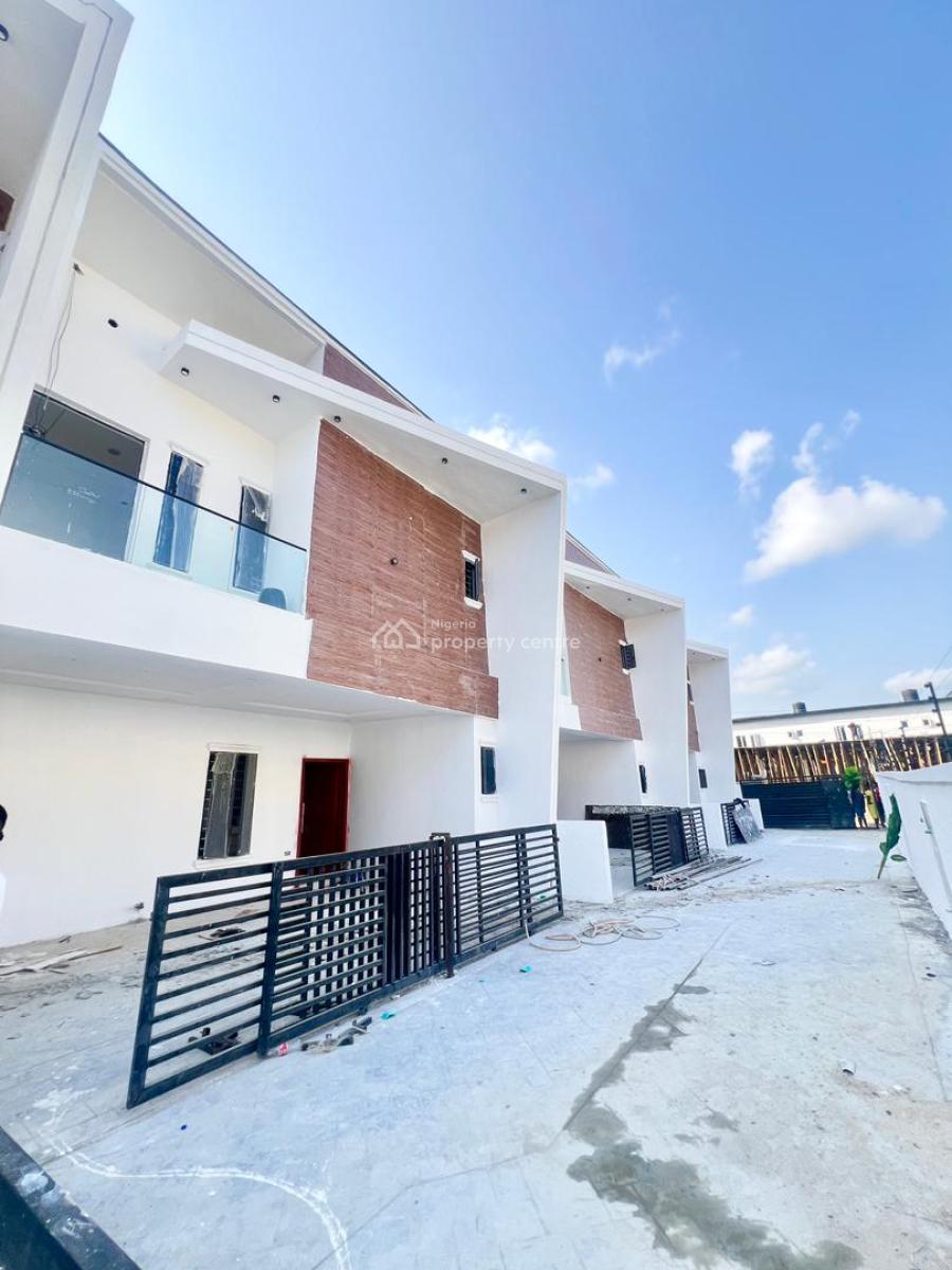 Luxury 4 Bedroom Brand New Terrace Duplex with a Spacious Compound, Ajah, Lagos, Terraced Duplex for Sale