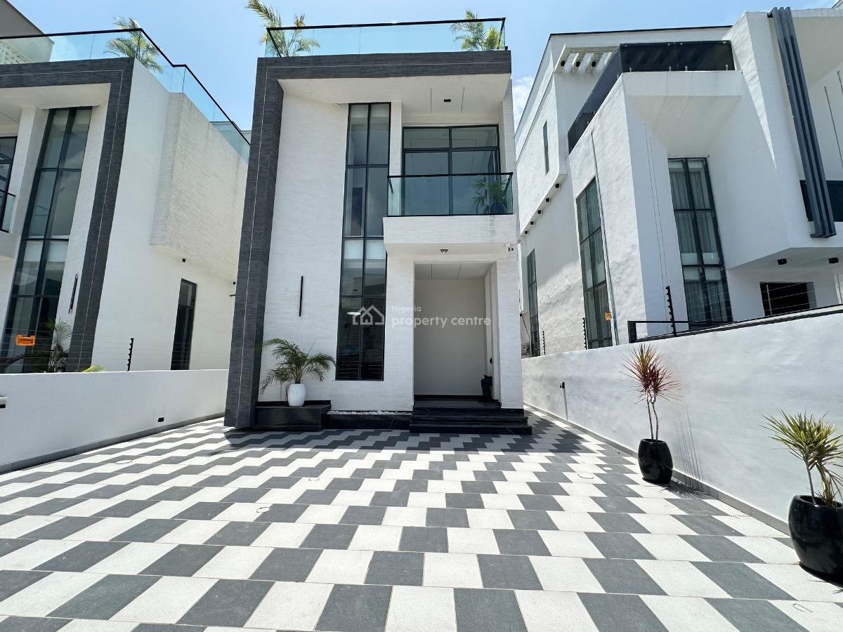 Stunning 5 Bedroom Detached Duplex with a Swimming Pool, Cinema and Bq, Osapa, Lekki, Lagos, Detached Duplex for Sale