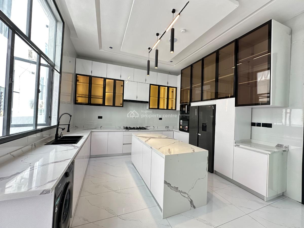 Stunning 5 Bedroom Detached Duplex with a Swimming Pool, Cinema and Bq, Osapa, Lekki, Lagos, Detached Duplex for Sale