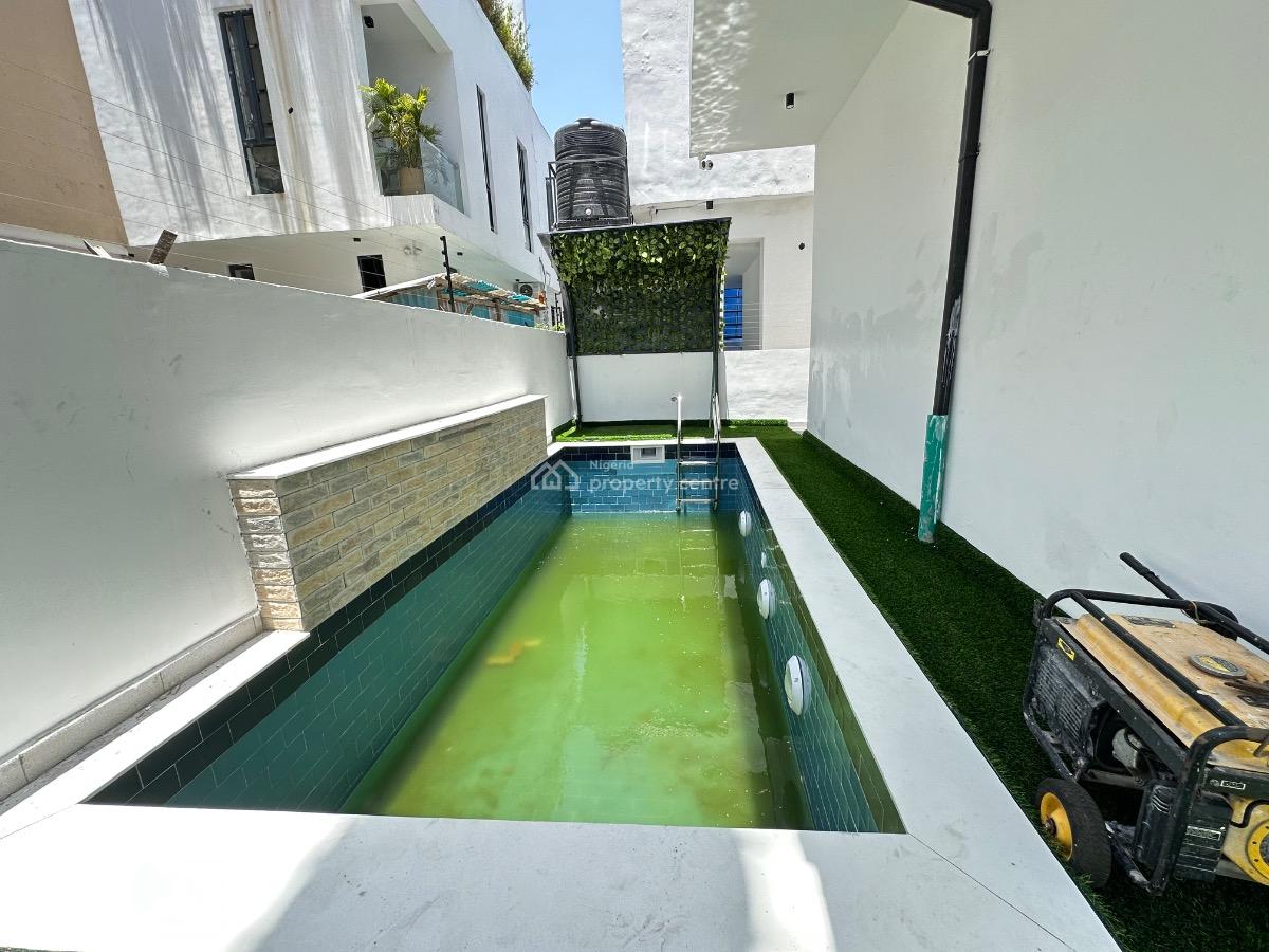 Stunning 5 Bedroom Detached Duplex with a Swimming Pool, Cinema and Bq, Osapa, Lekki, Lagos, Detached Duplex for Sale