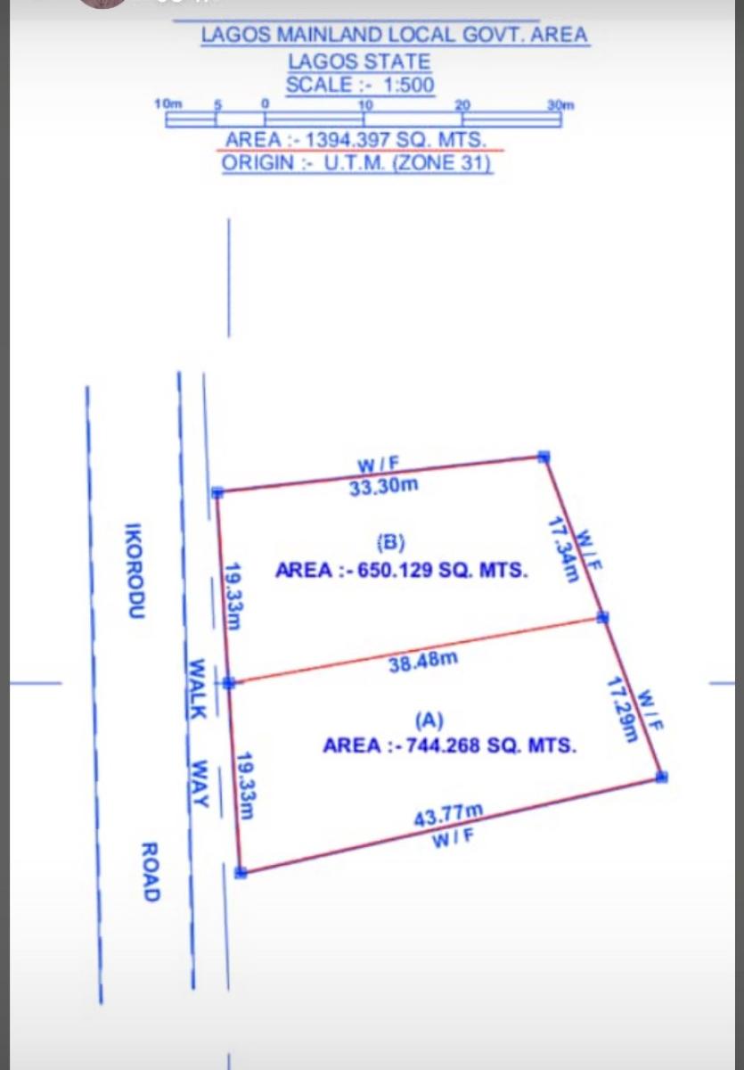 1400sqm, Jibowu, Yaba, Lagos, Land Joint Venture
