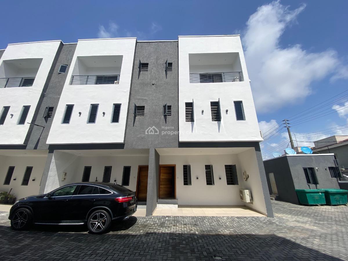 Exquisite Fully Furnished 4 Bedroom Terraced Duplex, Ikate, Lekki, Lagos, Terraced Duplex for Rent