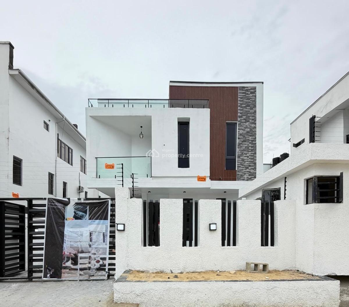 Contemporary 5 Bedroom Detached Duplex with Swimming Pool and Bq, Ikota, Lekki, Lagos, Detached Duplex for Sale