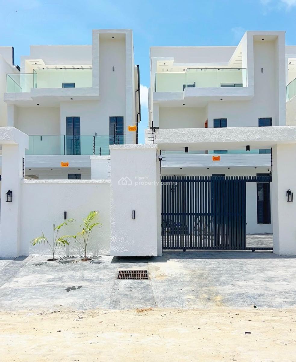 Massive 4 Bedroom Fully Detached Duplexes with Rooftop Terrace with Bq, Ikota Extension, Ikota, Lekki, Lagos, Detached Duplex for Sale