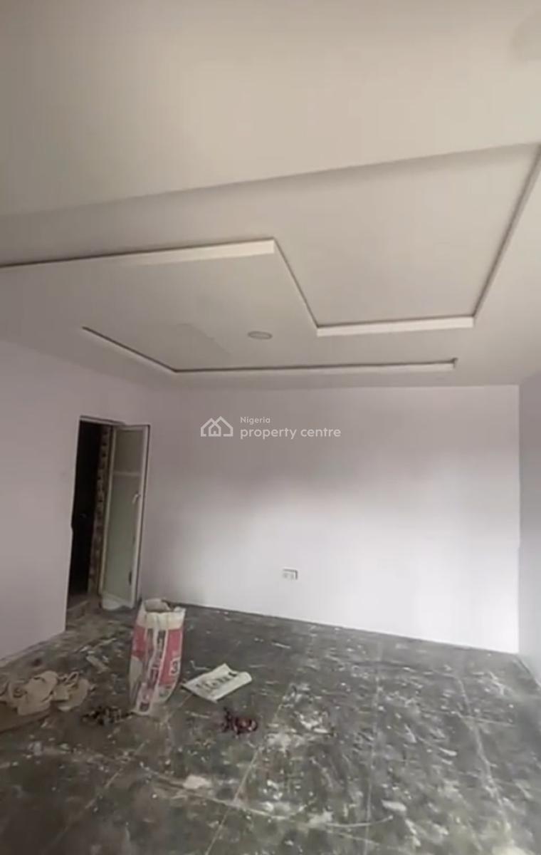 Downstairs 1 Bedroom Apartment at Sango Tedo { Video}, Asajon Estate, Sangotedo, Ajah, Lagos, Mini Flat (room and Parlour) for Rent