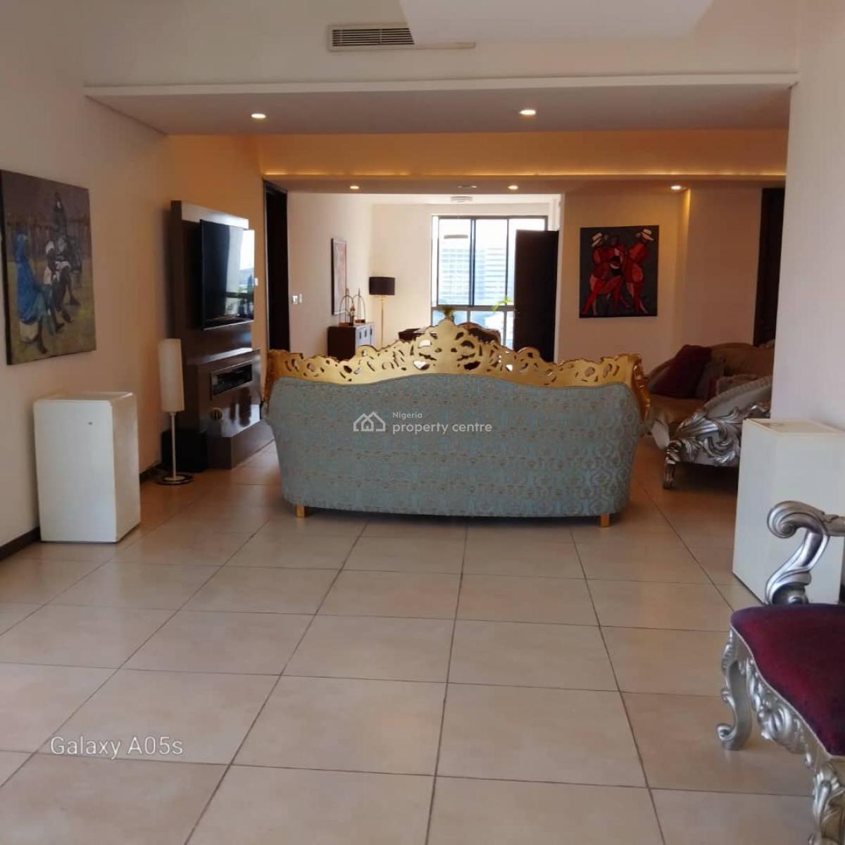 Luxury Furnished 3 Bedroom Apartment with Bq in a High-rise Building, Odd Adeola Odeku, Victoria Island (vi), Lagos, Flat / Apartment for Rent