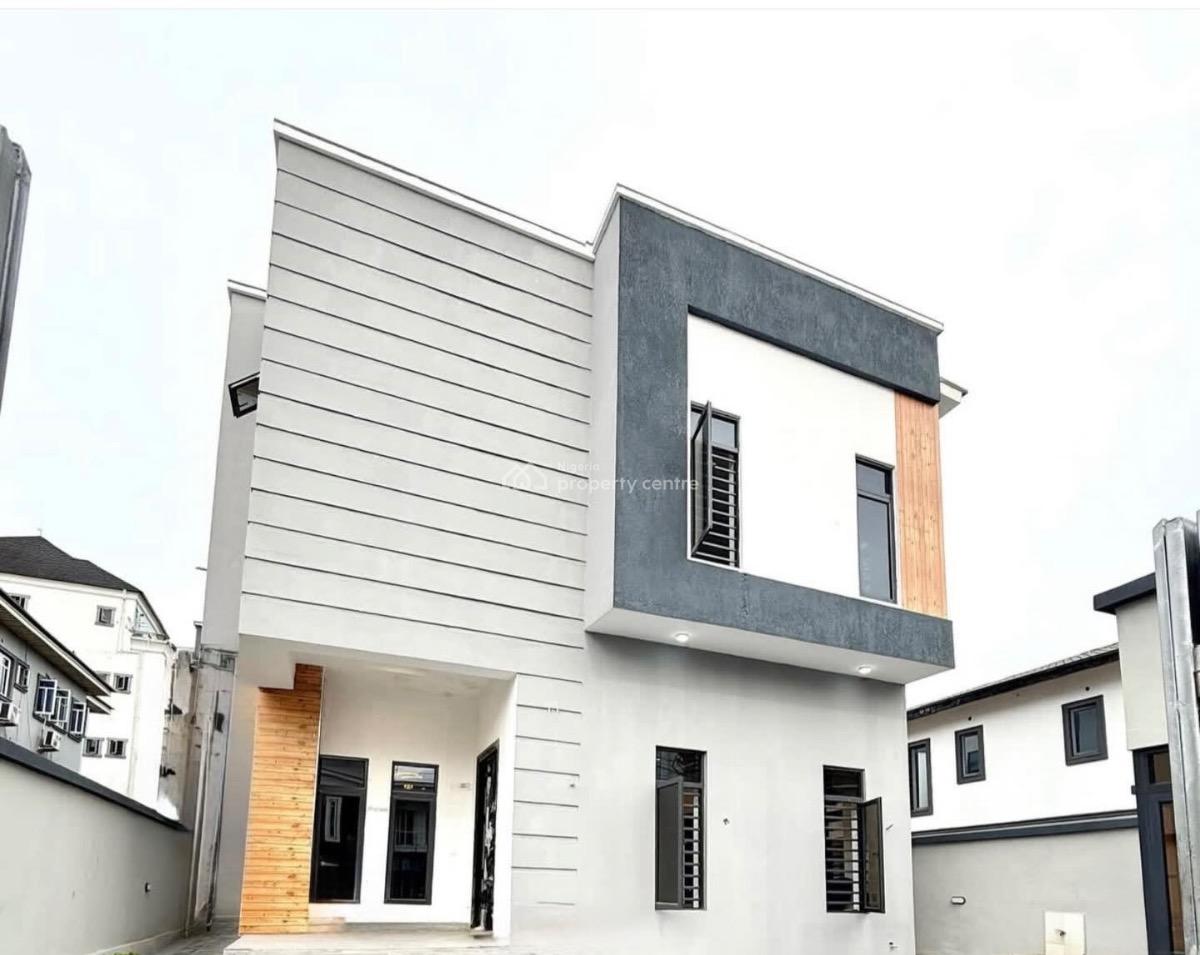 Contemporary 5 Bedroom Detached Duplex with Bq, Chevron, Lekki, Lagos, Detached Duplex for Sale