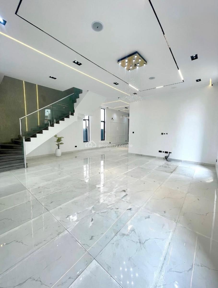 Contemporary 5 Bedroom Detached Duplex with Swimming Pool and Bq, Chevron, Lekki, Lagos, Detached Duplex for Sale