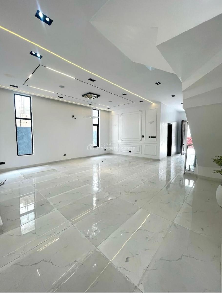 Contemporary 5 Bedroom Detached Duplex with Swimming Pool and Bq, Chevron, Lekki, Lagos, Detached Duplex for Sale