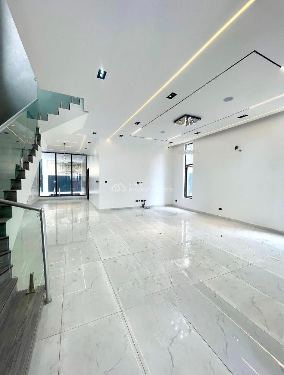 Contemporary 5 Bedroom Detached Duplex with Swimming Pool and Bq, Chevron, Lekki, Lagos, Detached Duplex for Sale