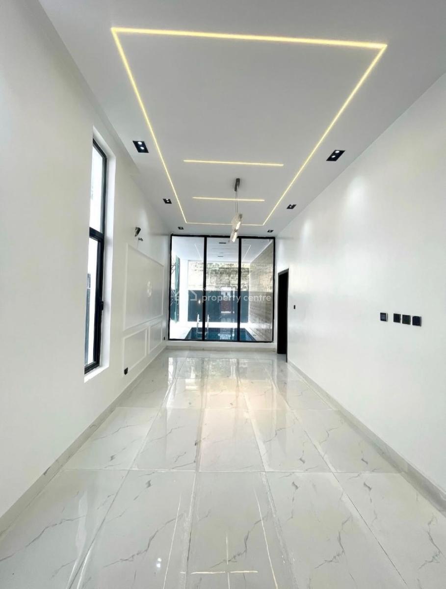 Contemporary 5 Bedroom Detached Duplex with Swimming Pool and Bq, Chevron, Lekki, Lagos, Detached Duplex for Sale