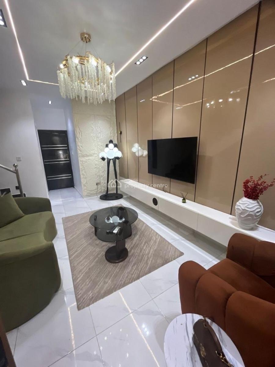 Fully Furnished 3 Bedroom Terrace Duplex, 3 Bedroom Duplex in a Fully Secured Estate, Ikota, Lekki, Lagos, Terraced Duplex for Rent