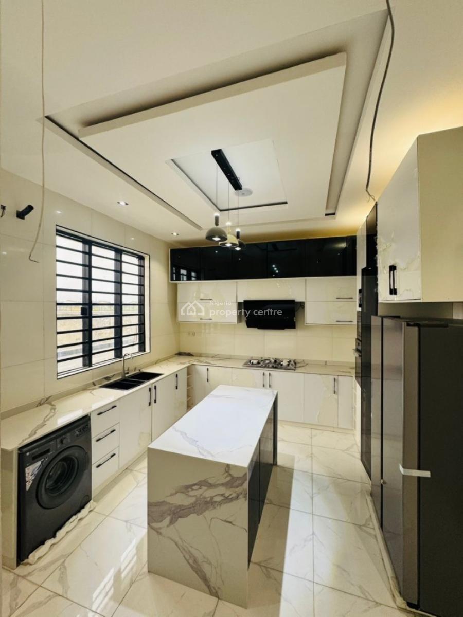 Brand New 5 Bedroom Fully Detached Duplex with Bq and Pool, Chevron, Lekki, Lagos, Detached Duplex for Sale