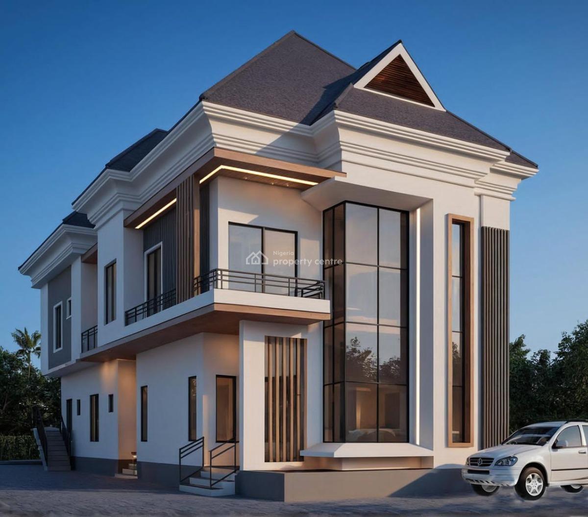 an Ongoing Project a Newly Built 4 Bedroom Duplex with a Room Bq., Okebadan Estate Akala Way Akobo Ibadan., Ibadan, Oyo, House for Sale