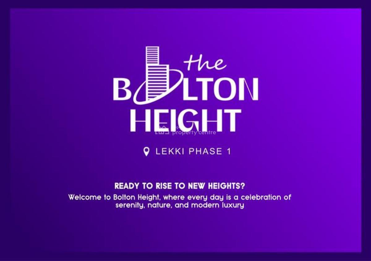 Luxury 2 Bedroom Apartment with Smart Home Facilities and Features, Bolton Height / The Nest, Lekki Foreshore, Lekki, Lagos, Block of Flats for Sale
