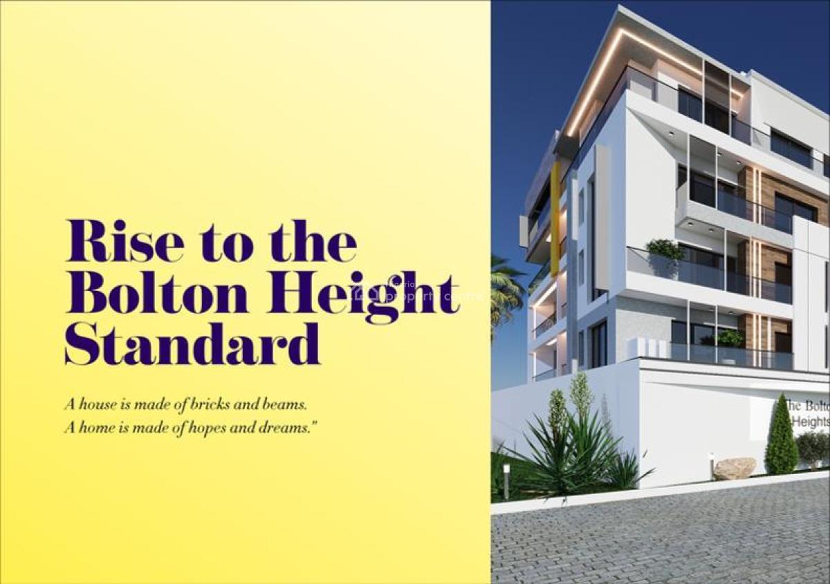 Luxury 2 Bedroom Apartment with Smart Home Facilities and Features, Bolton Height / The Nest, Lekki Foreshore, Lekki, Lagos, Block of Flats for Sale