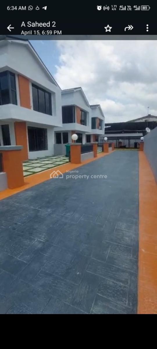 Brandnew Fully Detached House  in Su, Off Bode Thomas, Surulere, Lagos, Detached Duplex for Sale
