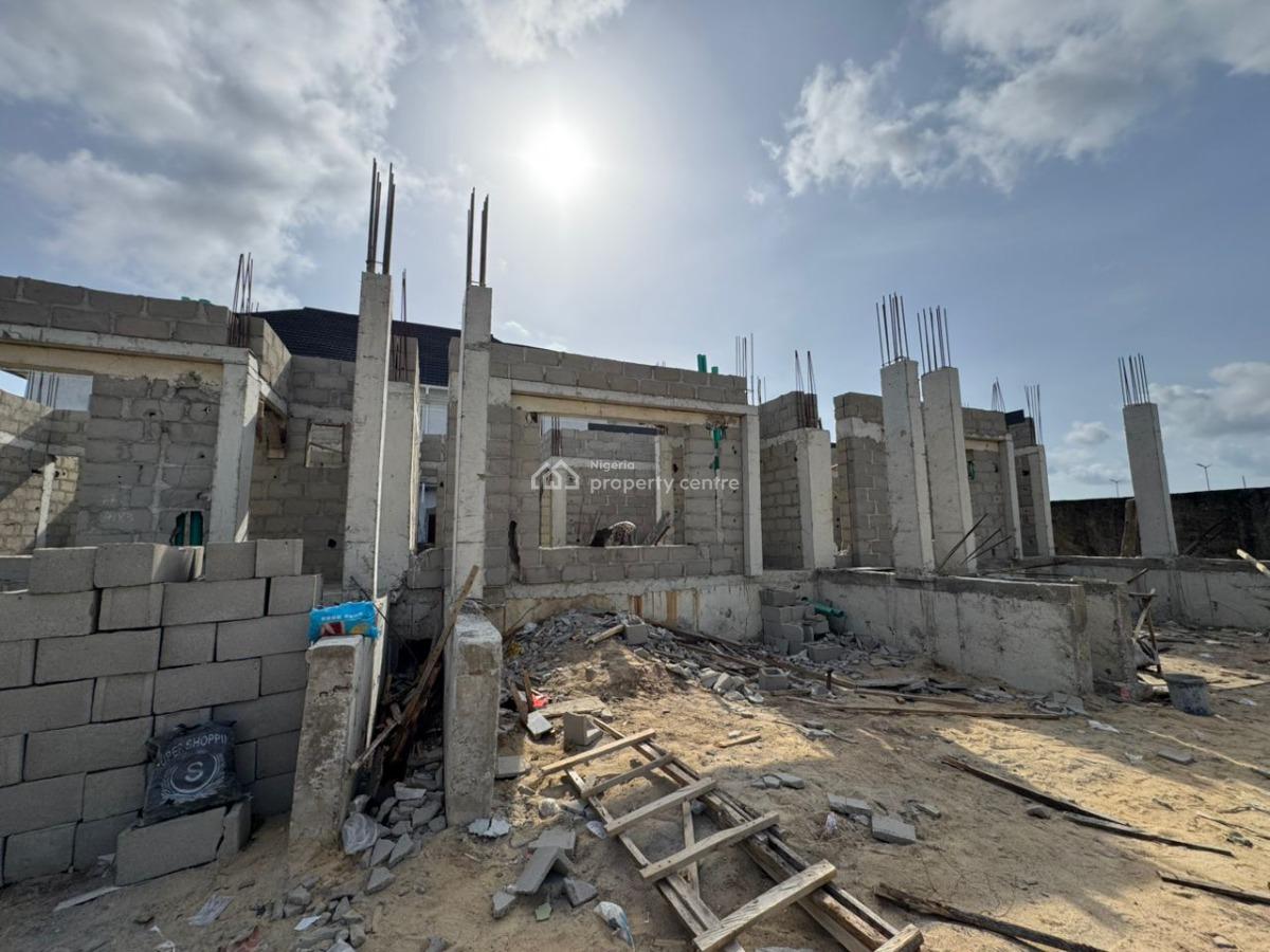 3-bedroom Terrace + Studio  Atican Beachview Estate  15 Mins From Vi, Atican Beachview Estate, Off Lagos–calabar Coastal Road, Ibeju Lekki, Ajah, Lagos, Semi-detached Duplex for Sale