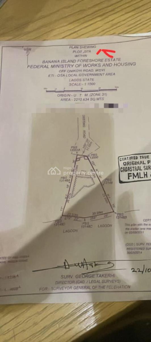 Joint Venture @banana Island, Ikoyi, Banana Island, Ikoyi, Lagos, Land Joint Venture