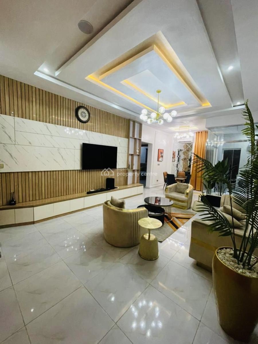 Furnished 2bedrooms Apartment with Swimming Pool, Agungi, Lekki, Lagos, Flat / Apartment for Rent