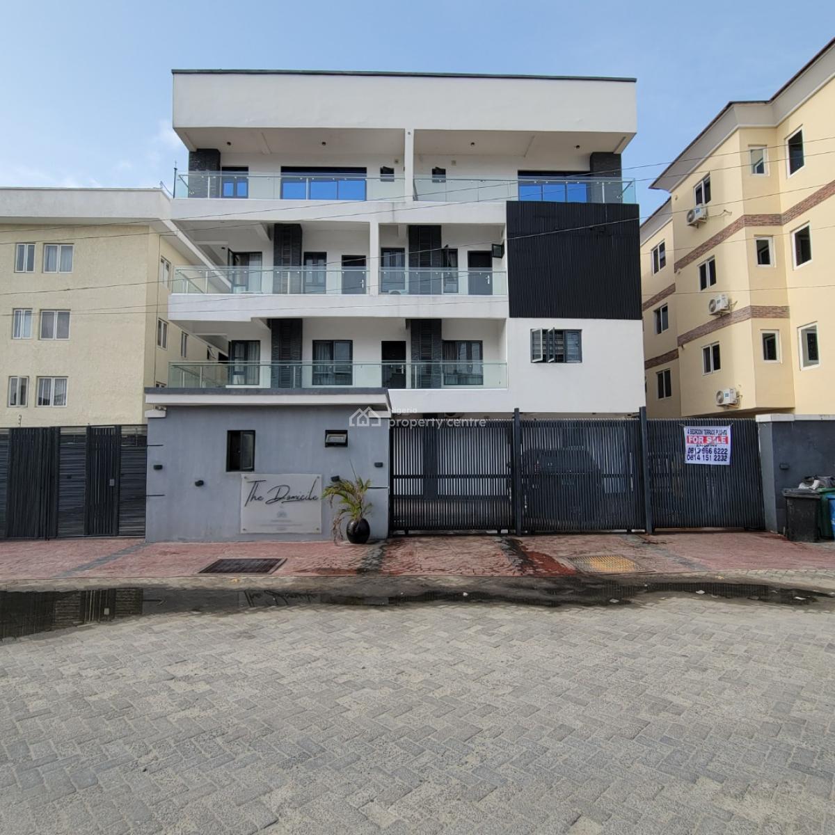 Beautiful 4bedroom Terrace Duplex with a Bq Within a Secured Estate, Ikate, Lekki, Lagos, Terraced Duplex for Sale