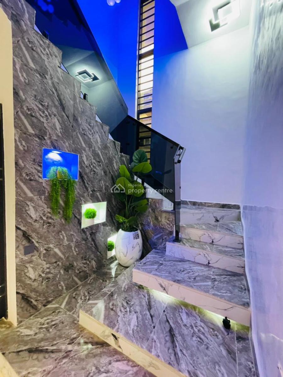 Newly Built 5 Bedroom Semi Detached Duplex with Bq, Smart Automated Home with Bq in a Secured Estate, Adeniyi Jones, Ikeja, Lagos, Semi-detached Duplex for Sale