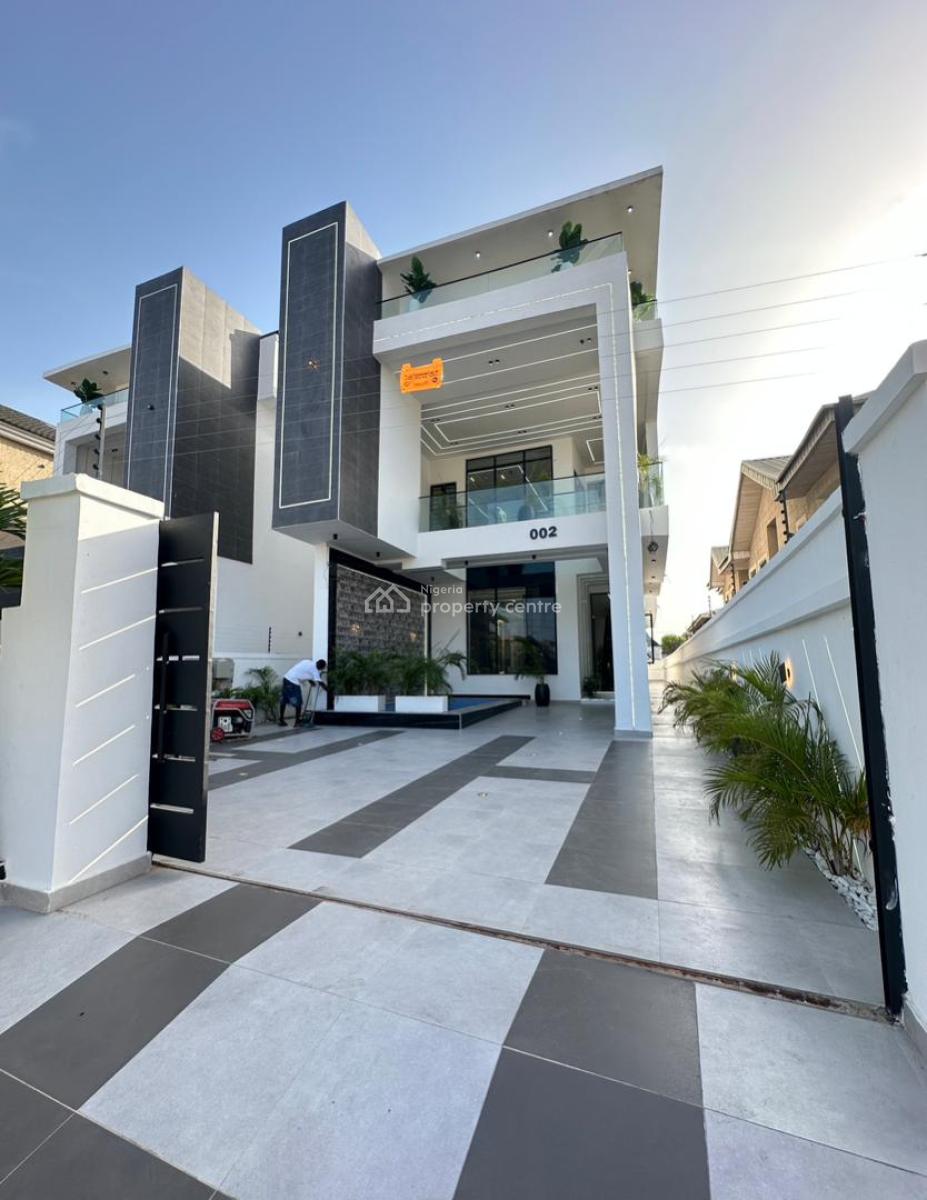 Exquisite Luxury Spacious 5 Bedroom Detached + Bq, Gym & Swimming Pool, Ikota, Lekki, Lagos, Detached Duplex for Sale