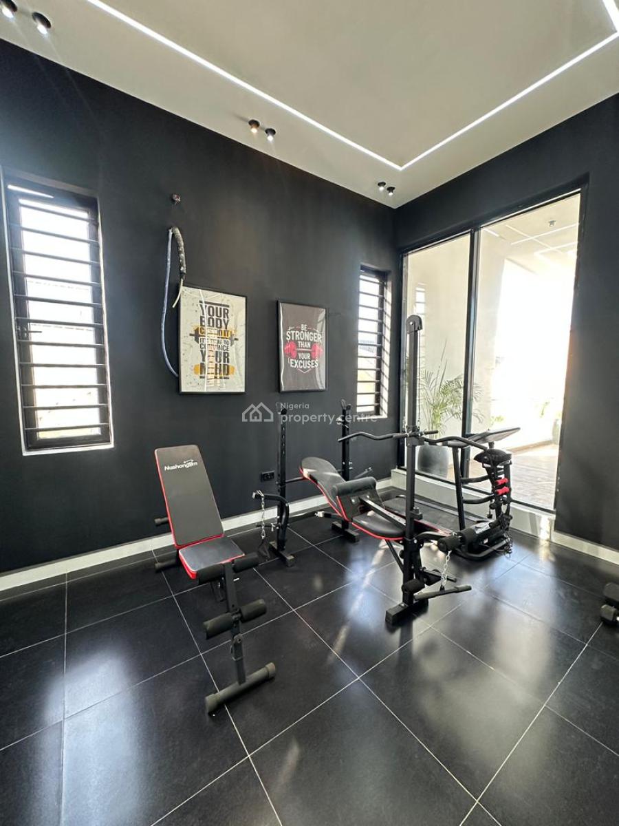 Exquisite Luxury Spacious 5 Bedroom Detached + Bq, Gym & Swimming Pool, Ikota, Lekki, Lagos, Detached Duplex for Sale