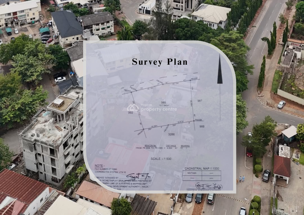 a Prime 1,217 Sqm Residential Plot, Maitama District, Abuja, Residential Land for Sale