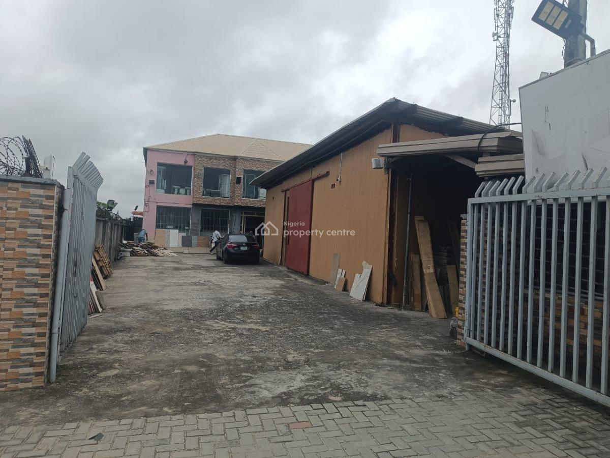 Warehouse on 1,058sqm with Storey Building Showroom, Awoyaya, Ibeju Lekki, Lagos, Warehouse for Rent