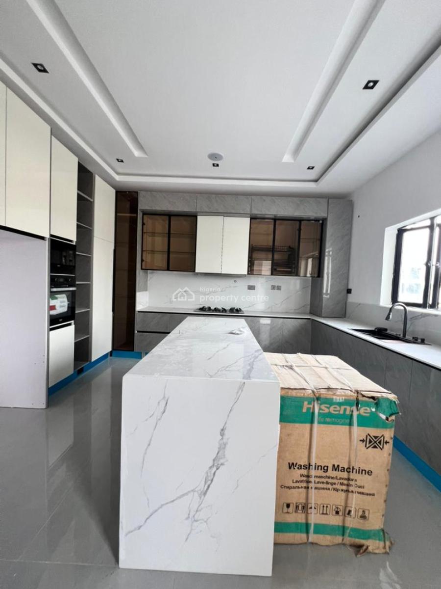 Majestic 6 Bedroom Mansion with Rooftop Terrrace, Pool, Gym, Bq, Study, Ikate, Lekki, Lagos, Block of Flats for Sale