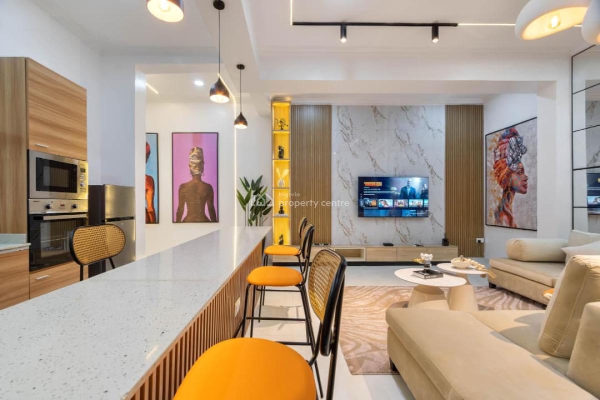 a Tasteful Furnished Apartment with All Important Amenities and 24 Hou, Lekki Phase 1, Lekki, Lagos, Flat / Apartment Short Let