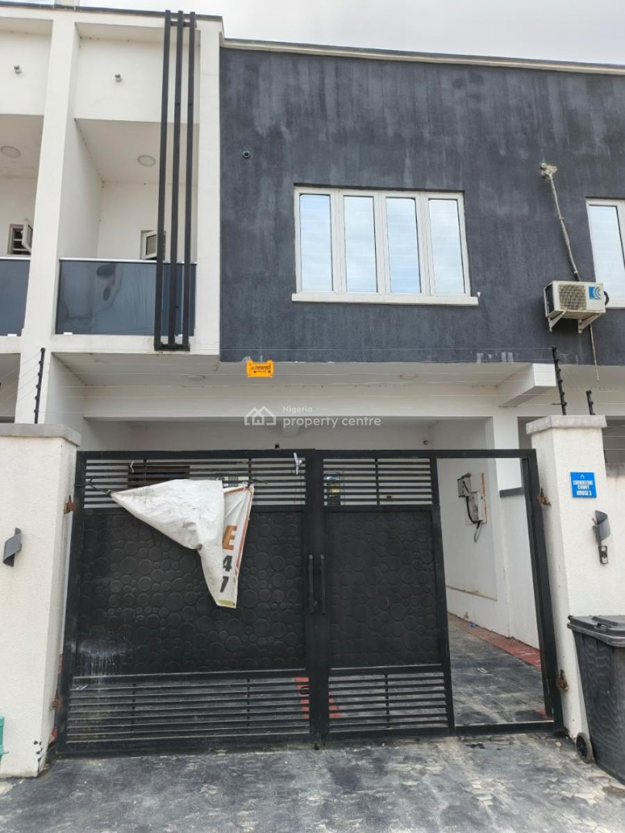 Luxury 3 Bedroom Terrace Duplex in Serene Environment, Atlantic Nominee Estate, General Paint Lekki Epe Express, Ajah, Lagos, Terraced Duplex for Sale