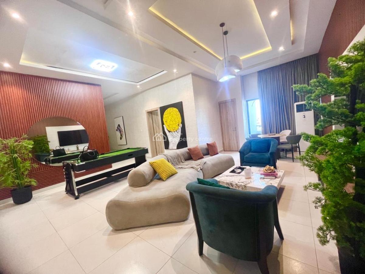 Our Brand New 3bedroom Apartment with Pool and Ps5 in a Serene Estate, Lekki Phase 1, Lekki, Lagos, Flat / Apartment Short Let