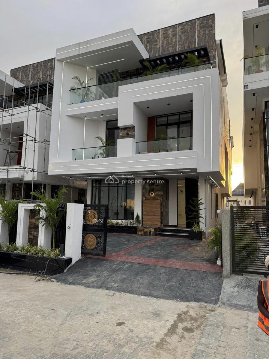 Luxury 5bedroom Detached Duplex with Outdoor Lounge, Cinema, Gym, Pool, Chevron, Lekki, Lagos, Detached Duplex for Sale