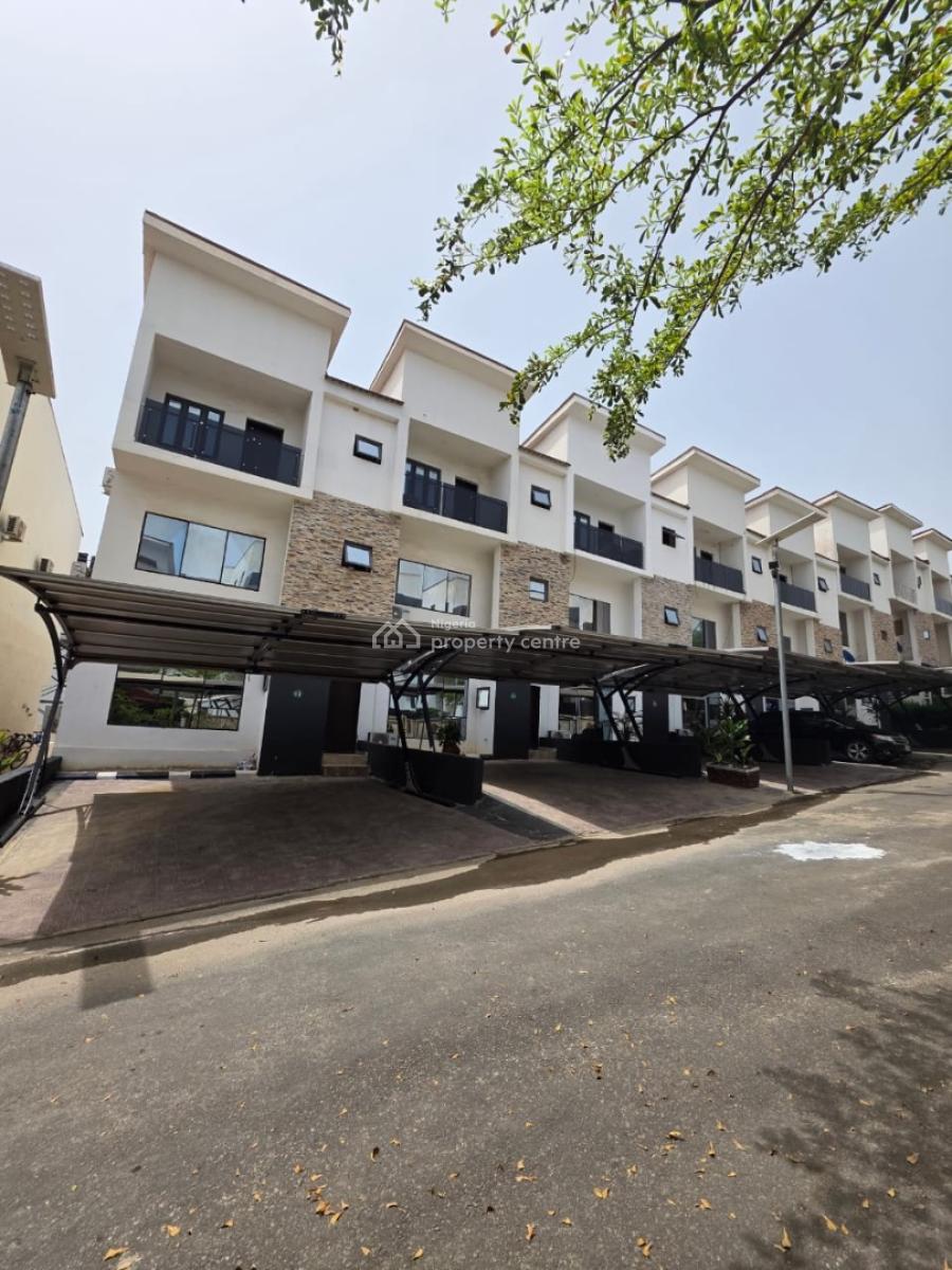 Modern 4-bedroom Terrace Duplex with Bq in a Prestigious Guzape Lo, Guzape Abuja, Guzape District, Abuja, Terraced Duplex for Sale