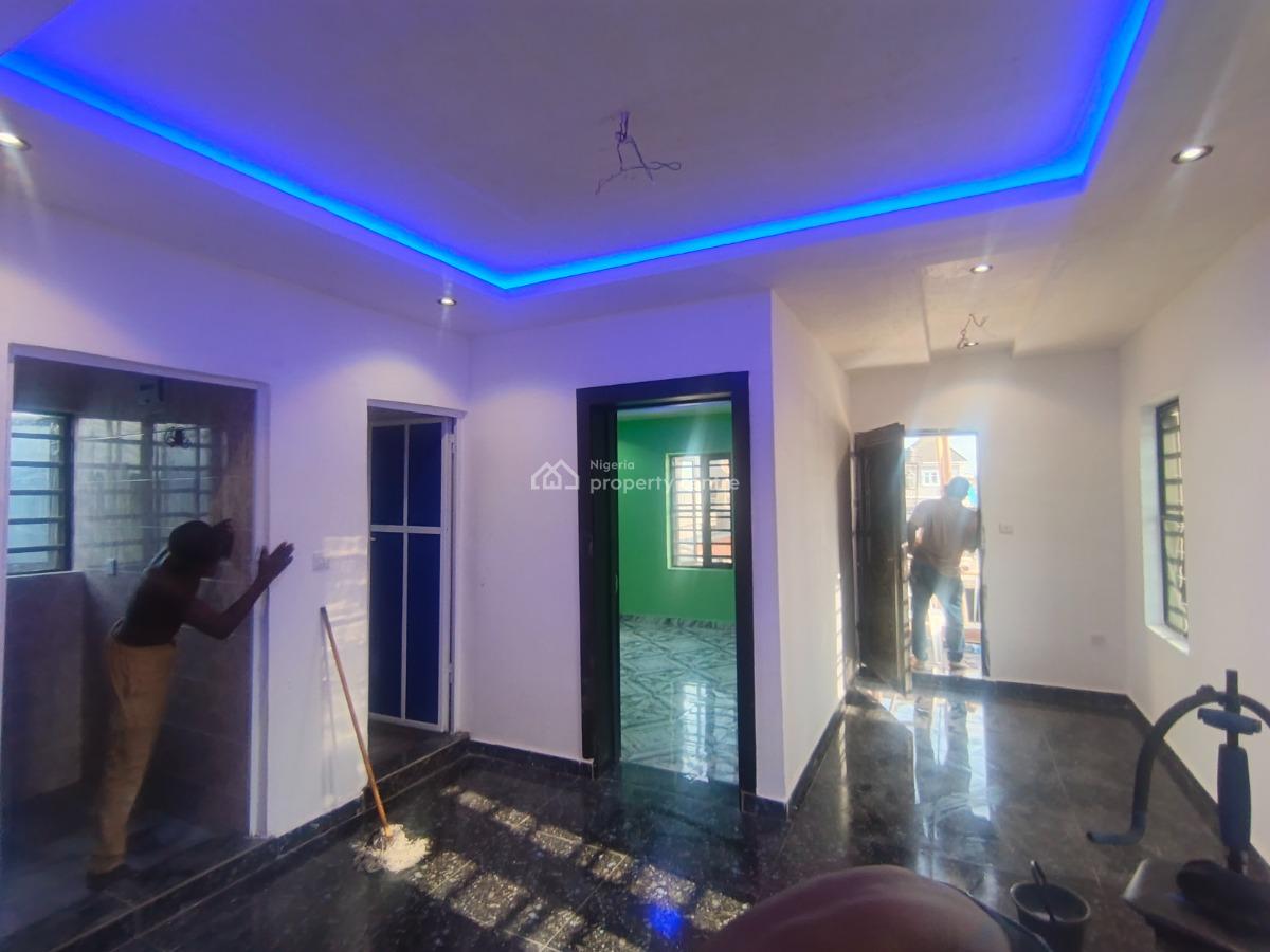 Newly Built Room and Parlor Self-contained, Airport Road / Beside Zenith Bank, Mafoluku, Oshodi, Lagos, Mini Flat (room and Parlour) for Rent