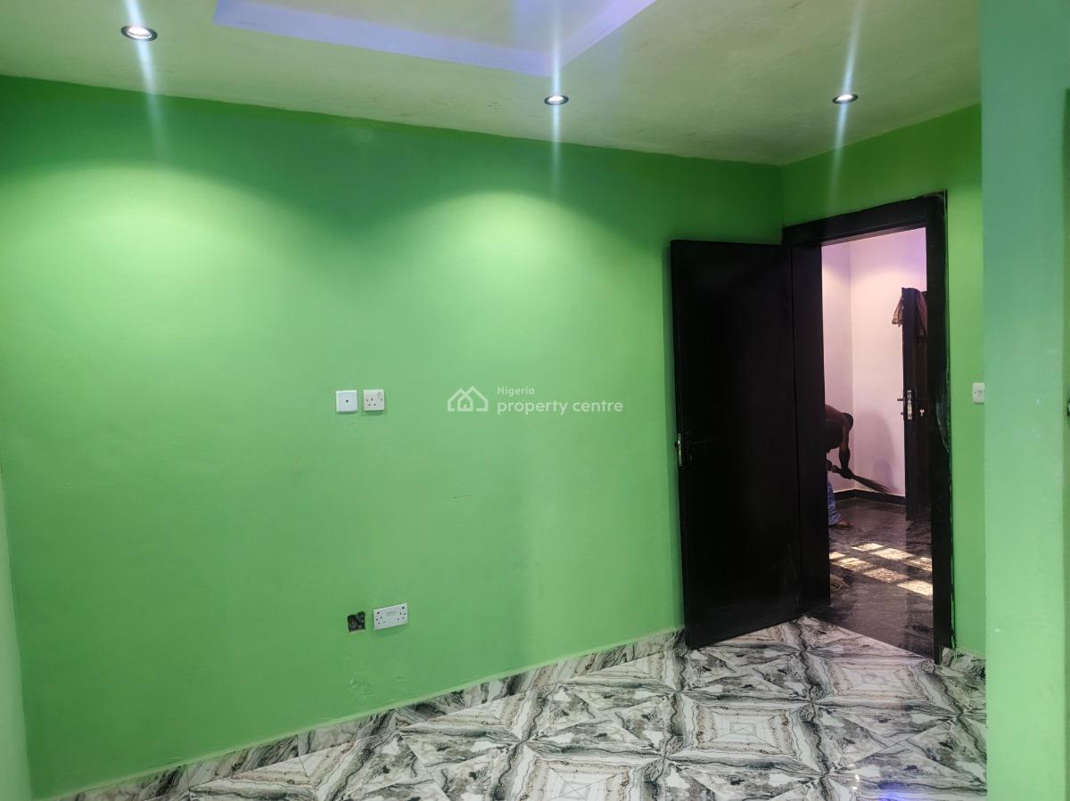 Newly Built Room and Parlor Self-contained, Airport Road / Beside Zenith Bank, Mafoluku, Oshodi, Lagos, Mini Flat (room and Parlour) for Rent