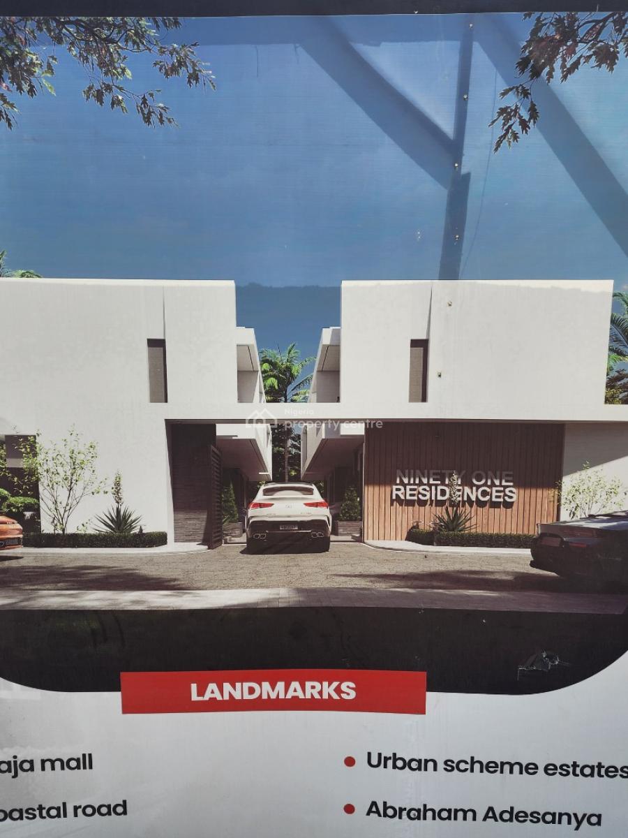Offplan Luxury 3 Bedroom Terrace Duplex with a Bq, Lekki Peninsula Scheme 2, Ajah, Lagos, Terraced Duplex for Sale
