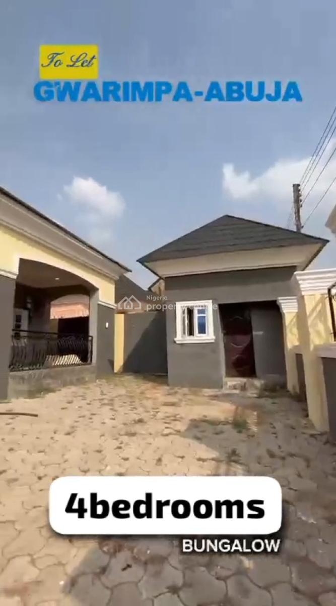 Luxury 4 Bedroom Bungalow, Gwarinpa, Gwarinpa, Abuja, Detached Bungalow for Rent