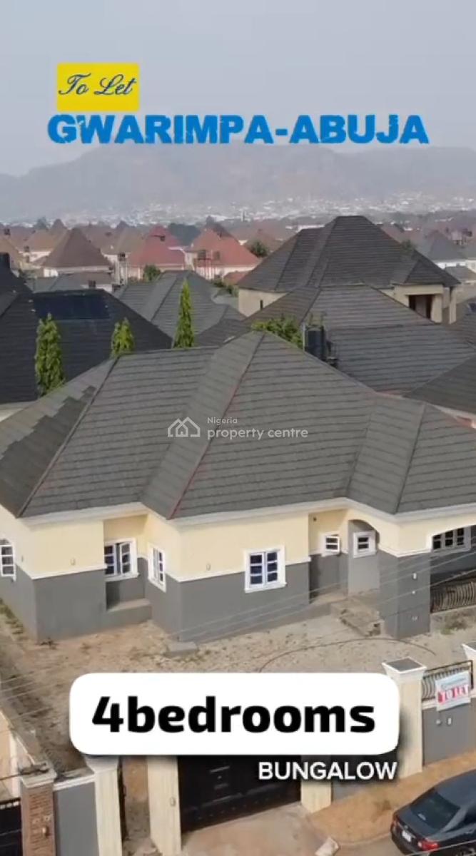 Luxury 4 Bedroom Bungalow, Gwarinpa, Gwarinpa, Abuja, Detached Bungalow for Rent