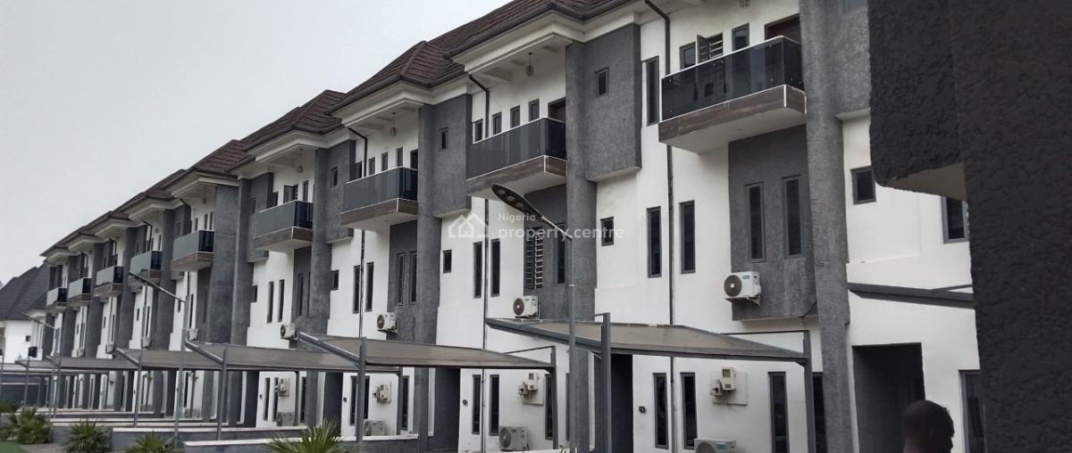 20 Units Furnished 4-bed Terrace Duplexes + Bq - Turnkey Luxury Estate, Chevron, Lekki, Lagos, Terraced Duplex for Sale