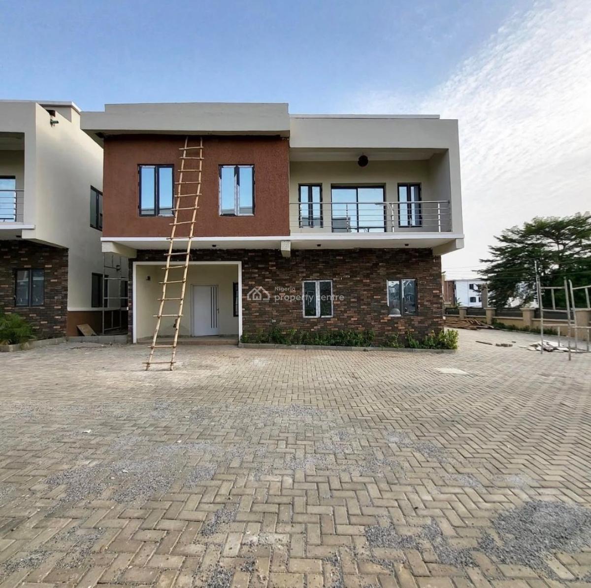 Brand New  4 Bedroom Semi Detached Duplex with Bq, Ministers Quarters, Life Camp, Abuja, House for Sale