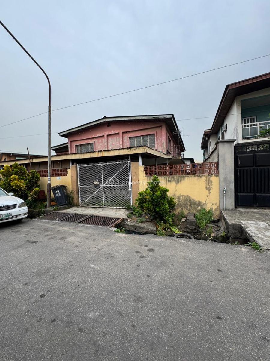 Distress 8 Bedroom Detached House with Mini Flat and Bq, Off Allen, Allen, Ikeja, Lagos, Detached Duplex for Sale