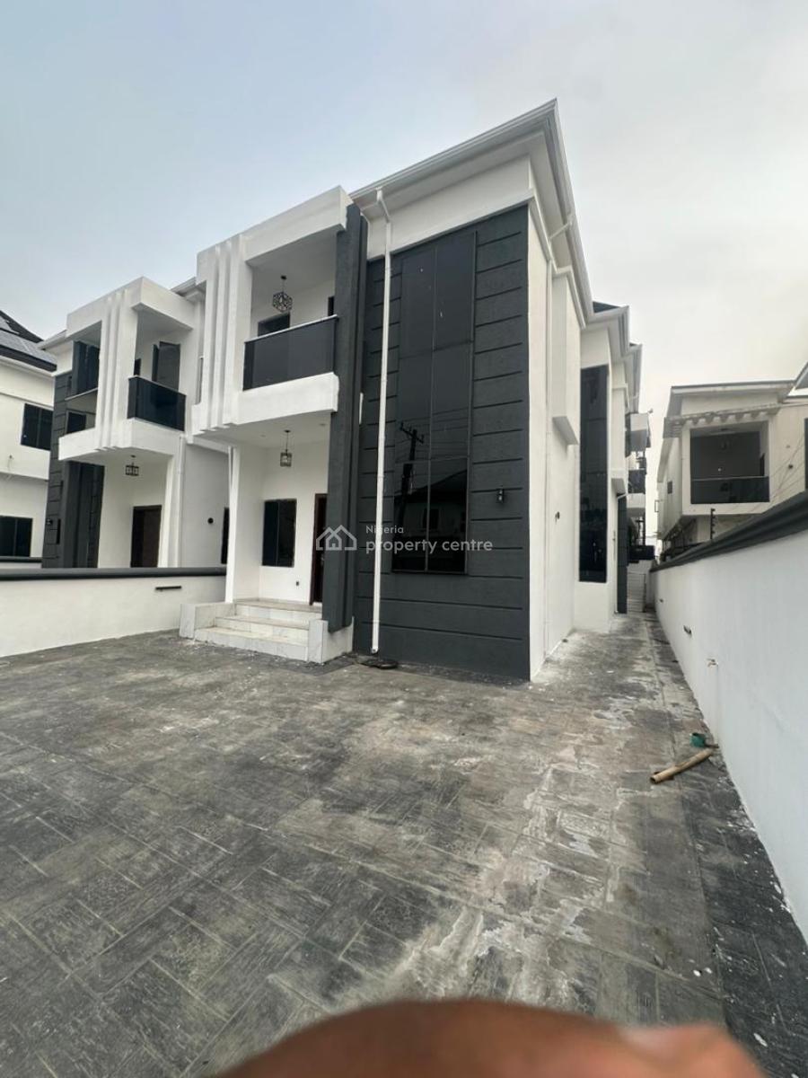 Fully Detached Duplex 4 Bedroom Duplex with Bq, Lekki Palm City, Ajah, Lagos, Detached Duplex for Rent