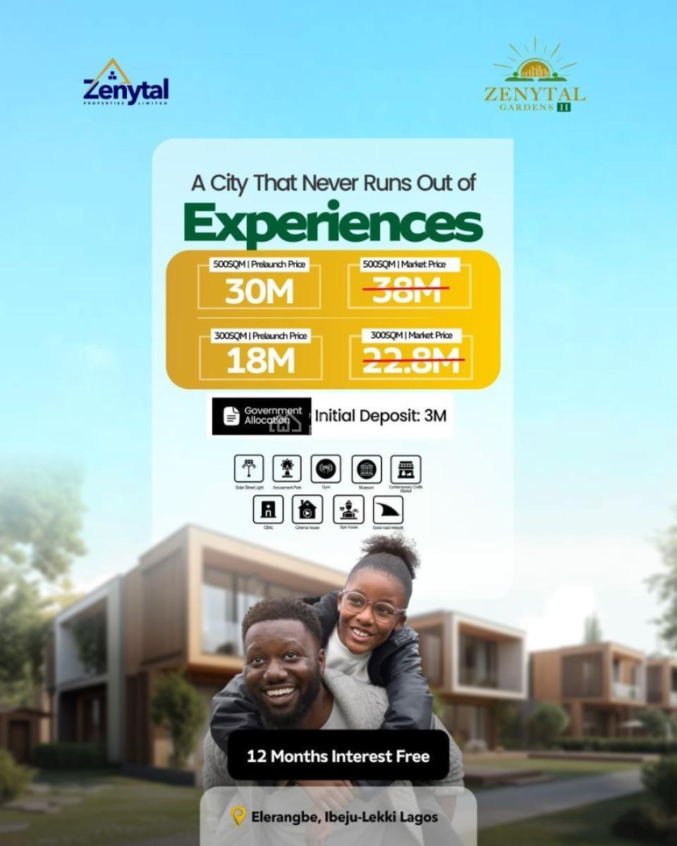 Land with Government Allocation, Elerangbe Lekki-epe Expressway, Ibeju Lekki, Lagos, Residential Land for Sale