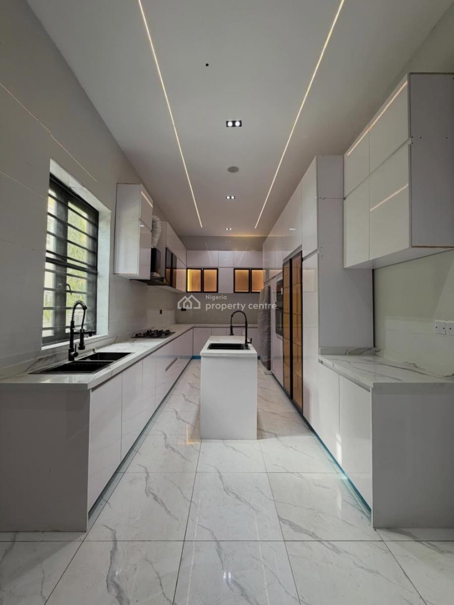 Contemporary 5 Bedroom Detached Duplex with Swimming Pool and Bq, Chevron, Lekki, Lagos, Detached Duplex for Sale