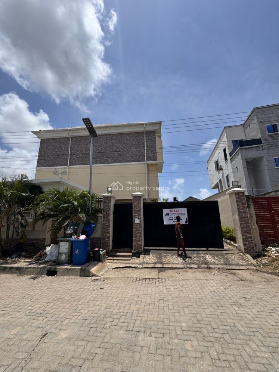 2-storey 4-bedroom Terrace Duplex in an Estate, Canal West Estate, Osapa, Lekki, Lagos, Terraced Duplex for Rent